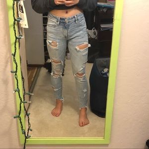 Ripped american eagle jeans